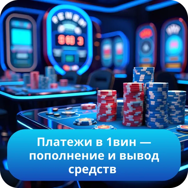 Платежи в 1вин — пополнение и вывод средств
